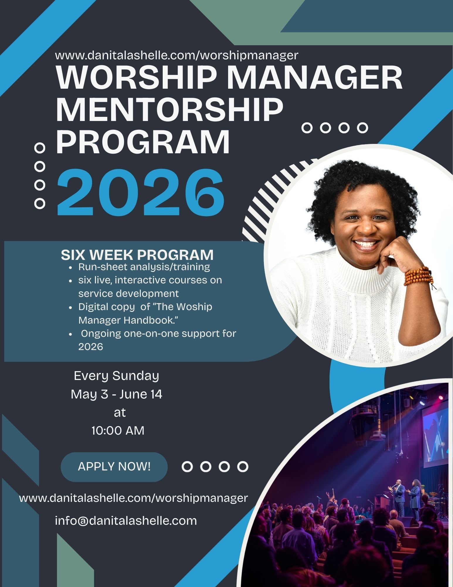 Worship Manager Mentorship – Danita LaShelle